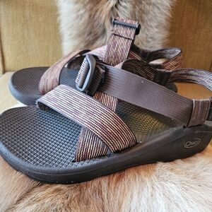 Chaco Men's Multicolor Brown Striped Sandals Size M9